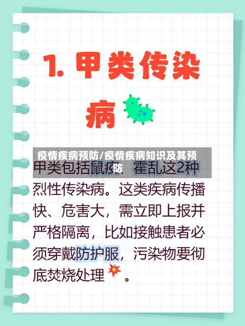 疫情疾病预防/疫情疾病知识及其预防