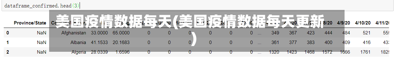 美国疫情数据每天(美国疫情数据每天更新)-第2张图片