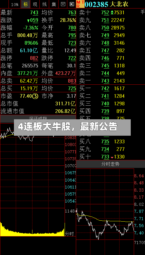4连板大牛股，最新公告-第3张图片